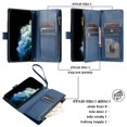 thumbnail image 5 of Case For Samsung Galaxy S23 Plus PU Leather Wallet Zipper Folio Flip Card Slots Handbag Cover, 5 of 5