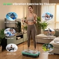 thumbnail image 2 of TISSCARE Vibration Plate Exercise Machine - 400Lbs Capacity Low-Impact Whole Body Workout Platform, Quiet Home Gym Equipment for Daily Fitness, 2 of 9