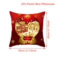 thumbnail image 1 of Funda de cojín navideña para decoración del hogar, adorno de Navidad, regalos de Navidad, Feliz Año Nuevo, 2023, 2024, 1 of 4