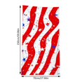 thumbnail image 3 of TIELUTT Summer 4th of July Polyester 70X150CM Fabric Beach Towel Printing Quick Kick Board Swimmer Kids Dinosaur Inflatable Pool Float Exercise Swimming Training Belt Back Float Floating Mattress for, 3 of 4