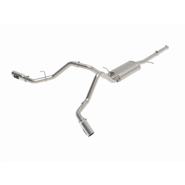 Advanced FLOW Engineering Exhaust System Kit 49-44134-P Apollo GT Cat-Back System; Stainless Steel; With Muffler; 3 Inch Pipe Diameter; Single Exhaust With Dual Exit; Side Exit