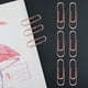 thumbnail image 1 of Clips de papel clips de papel metálicos de 11 pulgadas bonitos resistentes al deslizamiento portátiles con caja de almacenamiento para oficina ANGGREK  Otros, 1 of 8