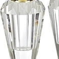 thumbnail image 4 of HomeRoots 376101 Handcrafted Optical Crystal & Gold Salt & Pepper Shakers, Pair, 4 of 5
