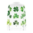 thumbnail image 5 of TaTaai Women St. Patrick's Day Print Casual Loose Round Neck Sweatshirt Long Sleeve Pullover Top Soft Comfortable for Daily Home Office Streetwear Gift, 5 of 5