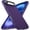 Dark Purple, variant on For Apple iPhone 17 Air (6.6") Phone Case, Carbon Fiber Design with Magnetic HQ 2.0mm Thick Hybrid Shockproof Rubber Hard PC Cover for Iphone 17 Air - Grey