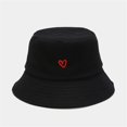 thumbnail image 3 of Bucket Hats For Woman,Straw Bucket Hats For Women Fishing Hat For Men Golf Bucket Hat For Men Sun Hats For Men Wide Brim Hat Quick Dry Bucket Hats Outdoor Summer Hat Men Fishing Hat,Black, 3 of 7