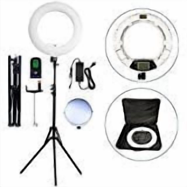 Lámpara anular YIDOBLO FE-480II 96 W 18 pulgadas con espejo y soporte