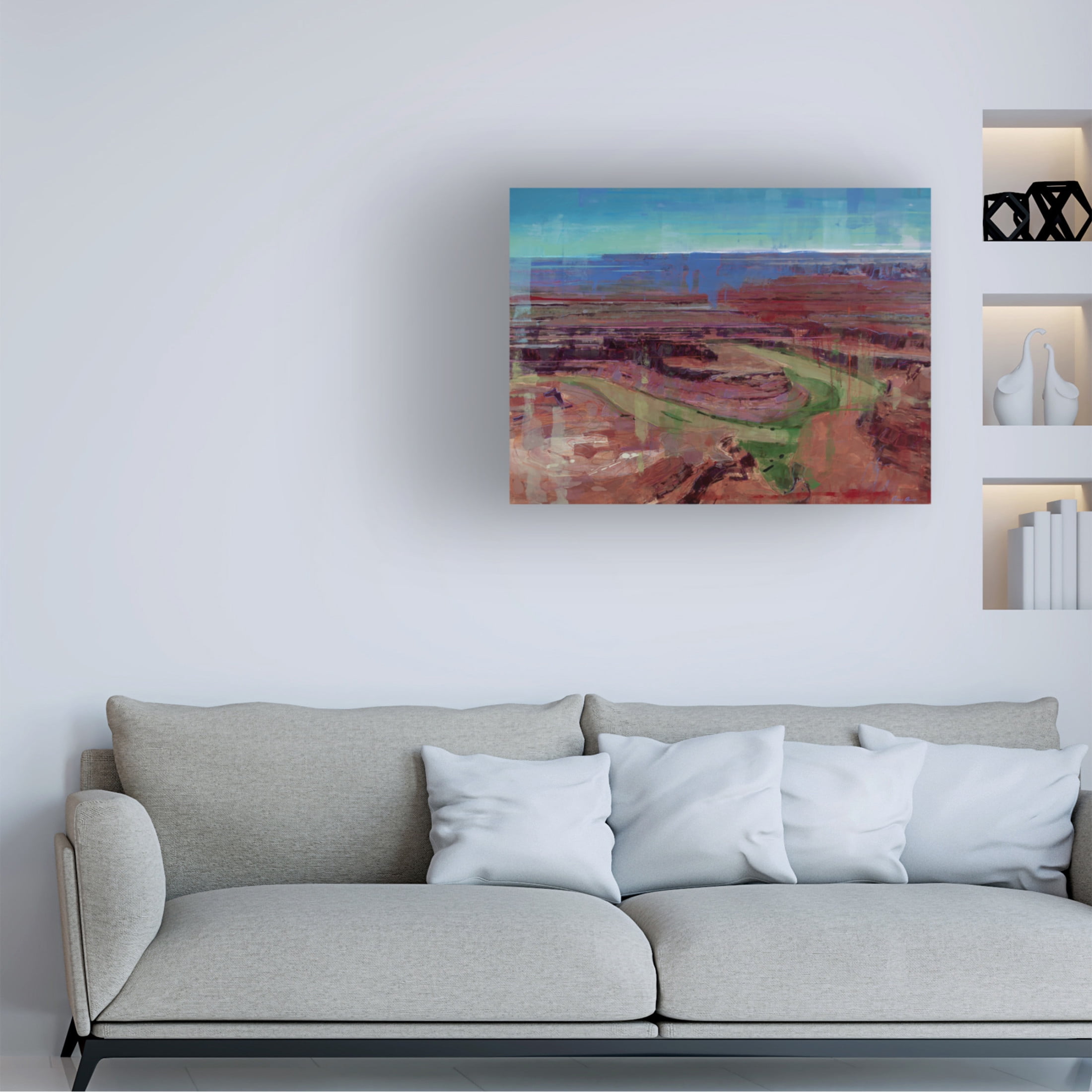 Trademark Fine Art James Ayers Spectacle of the Flow Canvas Wall Art