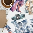 thumbnail image 3 of 1 Set 10 Pcs Wild Wolf Snow Mountain Jungle-Cup Printing UV Transfer Papers Waterproof Colorful Animal UV DTF Cup Wrap Stickers for 16 OZ Glass Cups Crafts Gifts for Family and Friends, 3 of 9