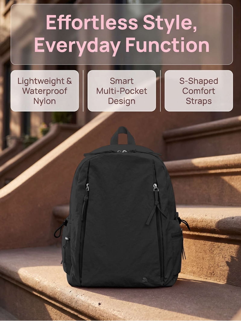 chicago leather backpacks STILORD Backpack with 13.3 Inch Laptop Compartment Vintage Style Business Backpack for Men and Women, Black, Backpack Electronics Here at Littlefield Size:15 inch Camera pouch Jansport nylon backpack -