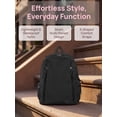 thumbnail image 5 of Spencer Laptop Backpack Nylon Backpack Purse for Women, Casual Lightweight Daypack Travel Bag with 14 inch Laptop Compartment, 5 of 9