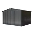 thumbnail image 7 of Domi Outdoor 10x 8FT Storage Shed with Lockable Door , Metal Garden Shed for Backyard, Patio, Lawn for Bike, Trash Can, Tools, Lawn Mowers, Pool Toys(Gray), 7 of 7