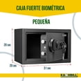 thumbnail image 2 of Caja Fuerte Biometrica Digital Con Huella Pequeña Kashbill Mod. CFB01, 2 of 9