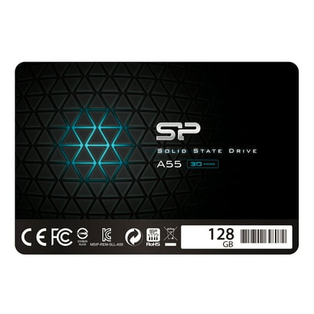 128 Gb 2.5 Ssd - Silicon Power 128GB SSD 3D NAND With R/W Up To 560/530MB/s A55 SLC Cache Performance Boost SATA III 2.5
