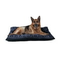 Vibrant Life Extra Large Dog Bed, Plush Tufted Fair Isle Blue