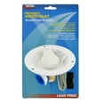 thumbnail image 2 of Valterra Fresh Water Inlet A01-0176LFVP Used For RV Fresh Water System; Recessed Mount; 1/2 Inch Female Pipe Thread Inside Connection; With Brass Check Valve; White; Lead Free Brass, 2 of 2