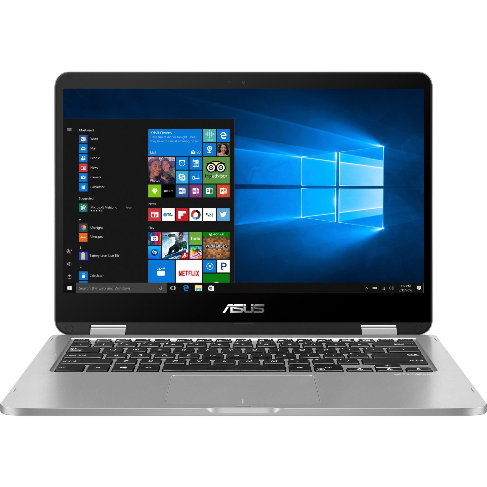 Asus VivoBook Flip 14 14" Touchscreen 2-in-1 Laptop, Intel Pentium Silver N5030, 128GB SSD, Windows 10 Pro, TP401MA-XS24T - image 3 of 41