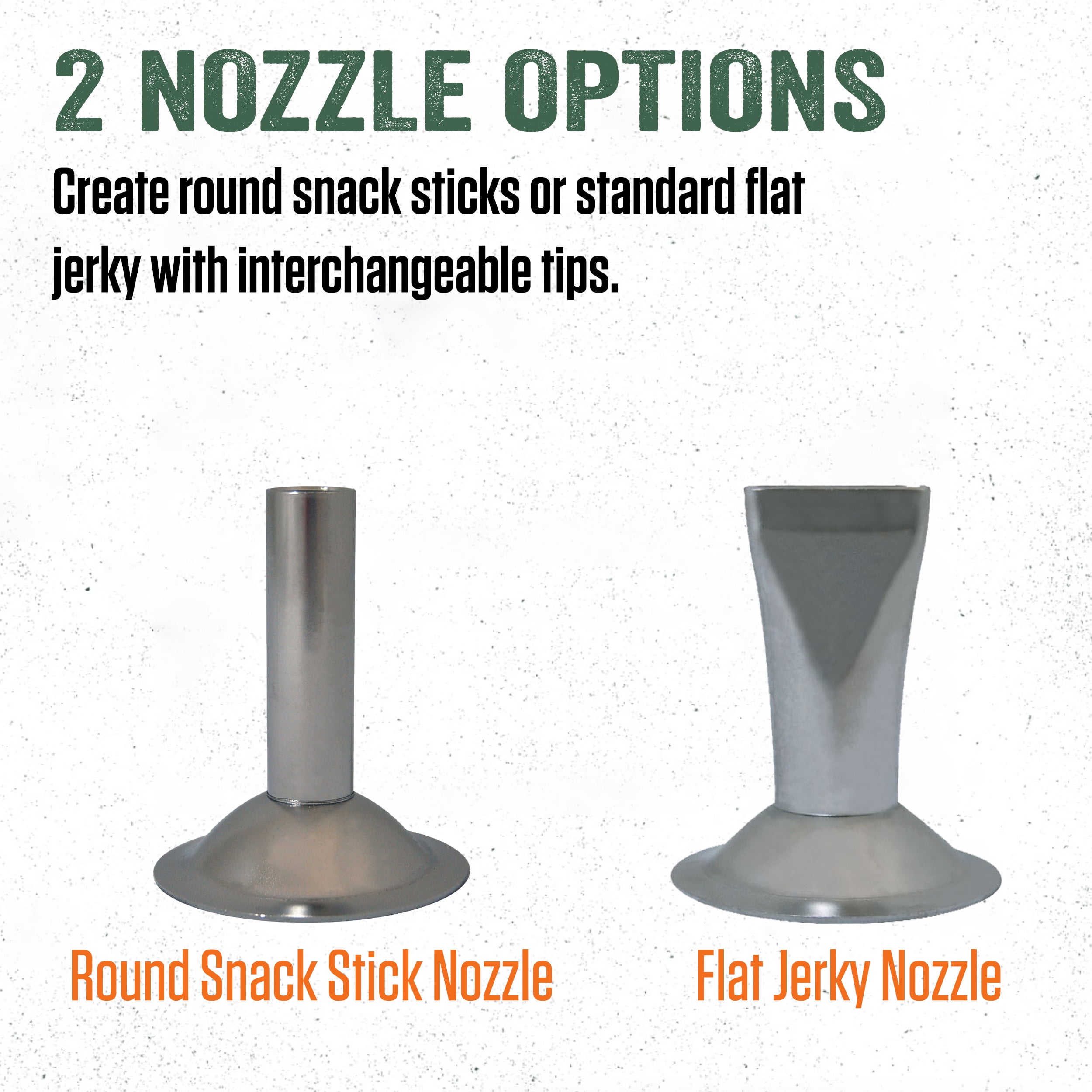 LEM Products Jerky Cannon with Nozzles and Seasonings, Jerky Maker Tool Kit