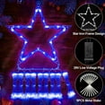 thumbnail image 3 of AMERTEER Outdoor Christmas Decorations 344 LED Star Lights Easy Installation & Waterproof Christmas Lights 8 Modes Christmas Tree Lights for Xmas Tree Home Wedding Thanksgiving Party Holi, 3 of 14