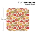 thumbnail image 2 of Naloa Cute Colorful Pumpkins Coasters for Set of 4 - PU Leather Coasters, Coasters for Table Cup Tea Coffee Beer, Decorative for Kitchen Homedecor (Round), 2 of 6
