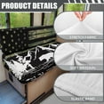thumbnail image 6 of Yuyamidu American Flag RV Dinette Cushion Covers Bear RV Seat Covers Washable Camper Cushion Slipcover 1 Pcs Bench Cover 1 Pcs Backrest Cover Camper Decor, 6 of 7