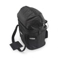 thumbnail image 3 of Canvas Bicycle Front Basket Waterproof Folding Bike Basket Bag Handlebar Biking Front Baggage Riding Accessory, 3 of 9