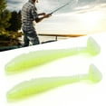 thumbnail image 3 of T Tail Fishing Lure, Fishing Lures   Dual Color Silicone With Spiral Pattern For Sea Fishing, 3 of 8