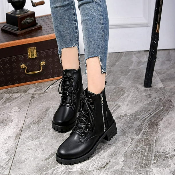 Cool top black boots
