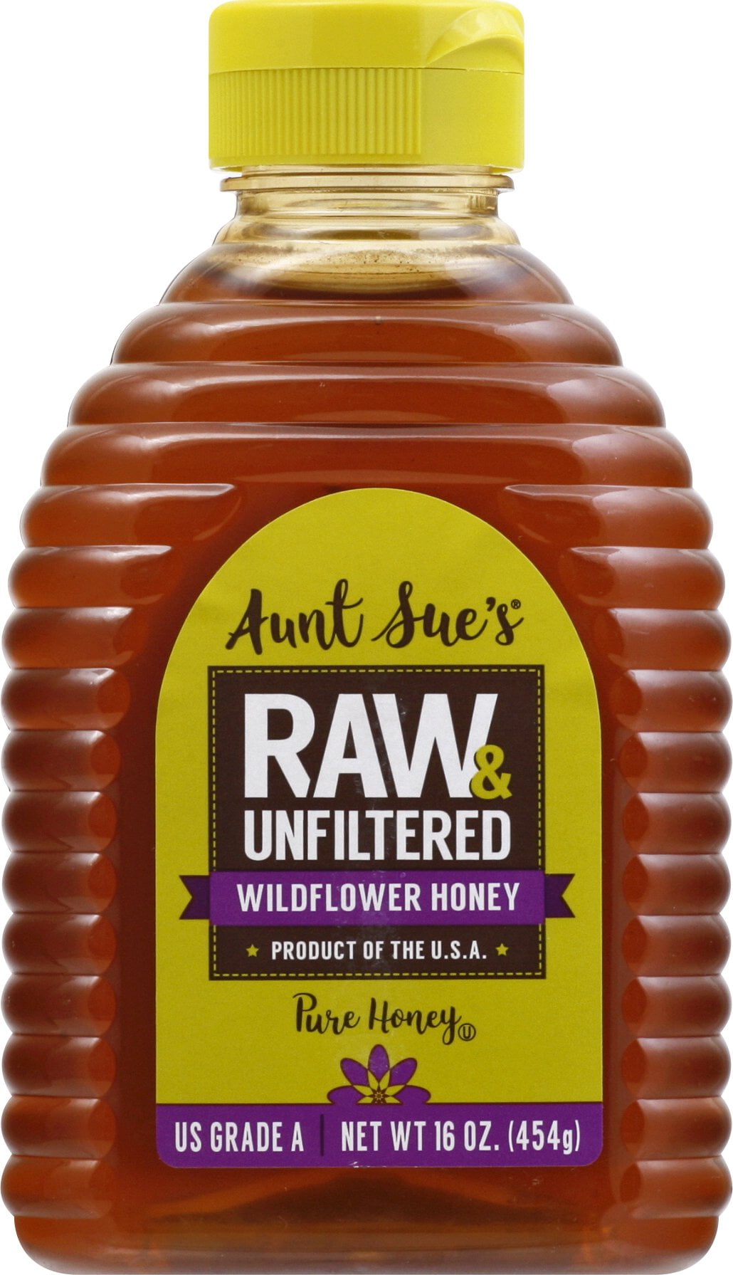 Aunt Sue's® Raw Wild Natural Honey 16 oz. Squeeze Bottle