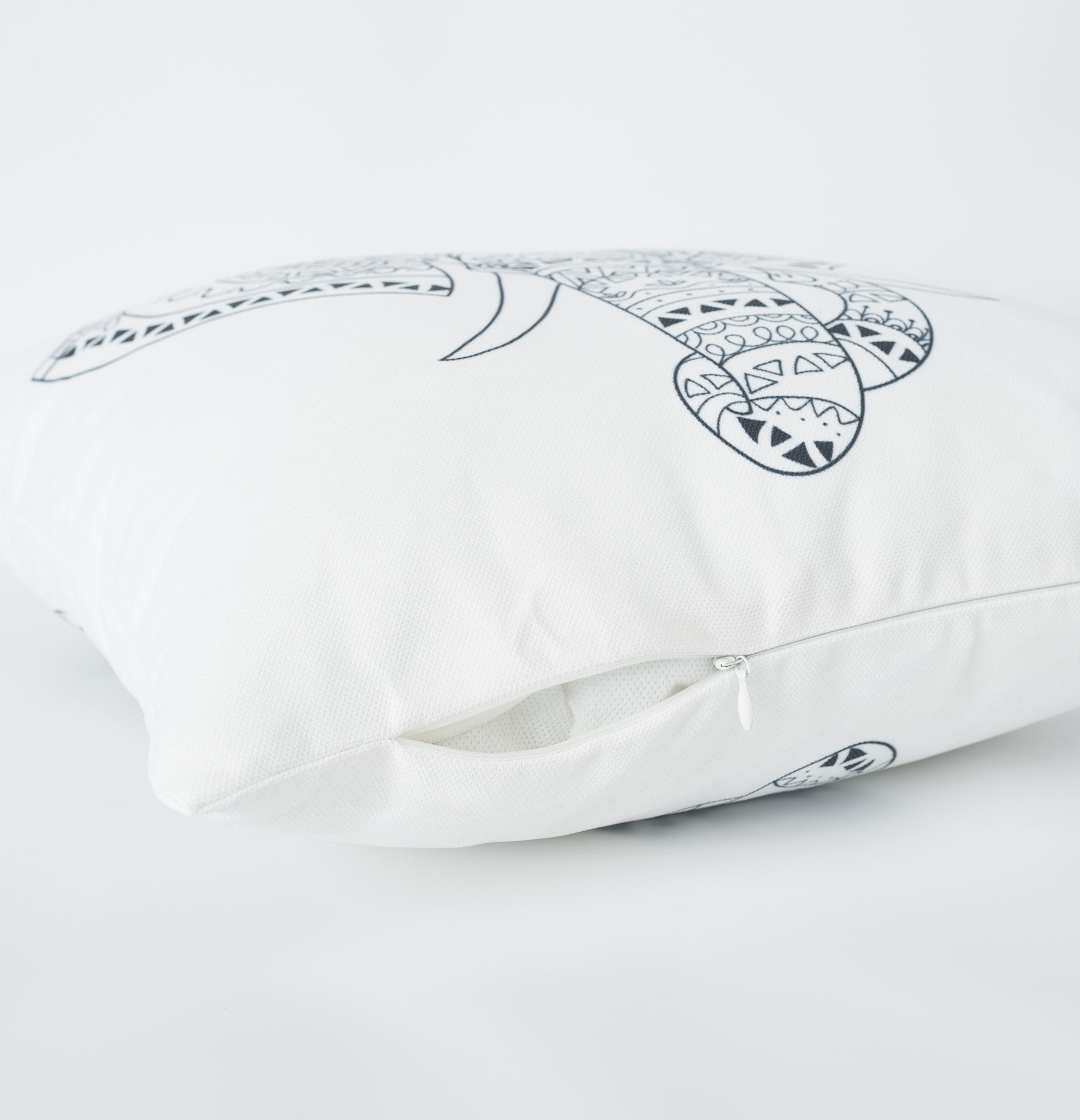 Ada Home Decor Elephant Contemporary Pillow