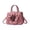Pink, variant on Purses and Handbags for Women Top Handle Satchel Leather Floral Shoulder Crossbody Bags Ladies Evening Party Tote Pink