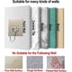 thumbnail image 5 of Self Adhesive Hooks- Large Hooks 33 Lb (max) Wall Hooks Heavy Duty ,stick On Hooks, Stainless Steel Adhesive Hooks, Sticky Hooks Hanging For Bathroom, 5 of 5