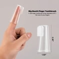 thumbnail image 2 of Dog Toothbrush, L Size Finger Toothbrush and Long Handle Double-Headed Toothbrush for Small to Large Dogs and Cats 10Pcs Pet Toothbrush, 2 of 4