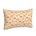 thumbnail image 2 of Binfone Autumn Mushrooms Standard Size Pillowcase, Long Staple Pure Cotton Envelope Closure Pillow Cover (Pillow core not included),20"x30", 2 of 7