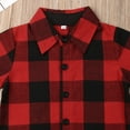 thumbnail image 3 of 1-5Y Summer Toddler Kids Baby Boy Sets Gentleman Clothes Red Plaid Shirt Tops Shorts Pants Formal Outfit, 3 of 7
