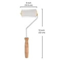 thumbnail image 4 of Plastic Needle Roller Uncapper Extractor Tool with 5 inch Hard Wood Handle for Honeycomb Honey Extracting Uncapping Beekeeping, 4 of 5