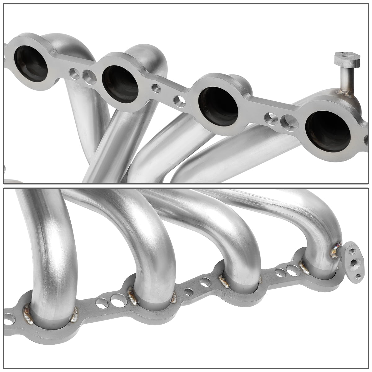 DNA Motoring J1-HD-NP-020 For 1998 to 1999 Chevy Camaro Pontiac Firebird 5.7L Pair Stainless Steel Long Tube Exhaust Manifold Header Set