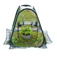 thumbnail image 1 of AHOME Mini Serre Pop-Up; 27"x27"x31 Pouces; Intérieur/extérieur; PVC/acier; Fermeture Éclair; Vert, 1 of 4