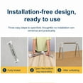 thumbnail image 4 of Rack,Indoor Portable Stainless Steel Clothes Indoor Collapsible Clothes Laundry, 4 of 6