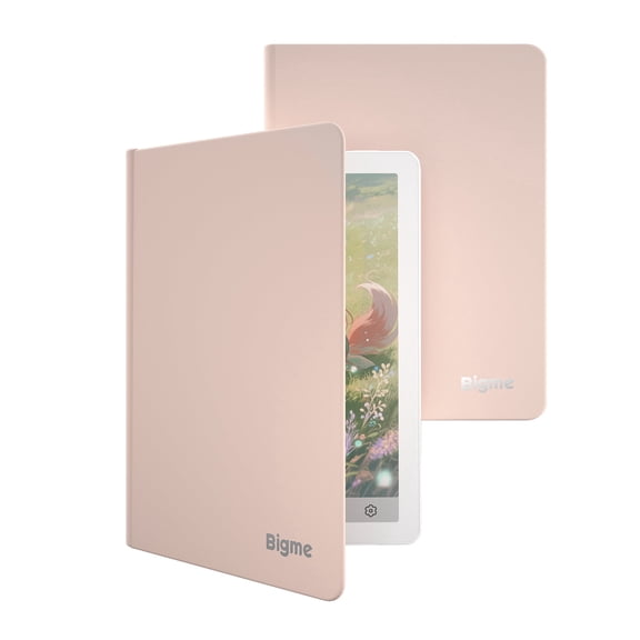 Tablet case for Bigme B6 Tablet 6 inches, PU leather protective case for Bigme B6 (Pink)