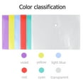 thumbnail image 3 of HORIALENCE 20Pcs Assorted Color Plastic File Pouch for Document Storage in School and Office, 3 of 8