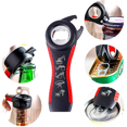 thumbnail image 5 of Abridor de botellas 5 en 1 de plástico multifuncional de 2 piezas - Negro y rojo (en caja) MFZFUKR CPB-DE-WX631-2, 5 of 5