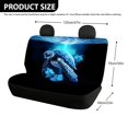 thumbnail image 4 of CHAQLIN Car Seat Covers for Car Interior Auto, Turtle Set of 2 Back Seat Covers Full Wrap Stretch, 4 of 7