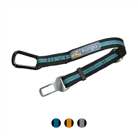 UPC: 0813146019658 | Kurgo Direct to Seatbelt Tether for Dogs  Car Seat Belt for Pets  Adjustable Dog Safety Belt Leash  Quick & Easy Installation  Works with Any Pet Harness  (Carabiner Clip  Coastal Blue)