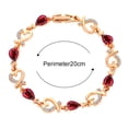 thumbnail image 3 of Regalo del día de San Valentín Pulsera del día de San Valentín con La Palabra Ajustable Hecho a Mano Cuerda Relación Pulseras Regalo para Mujeres Hija Hombres Adolescente, 3 of 3
