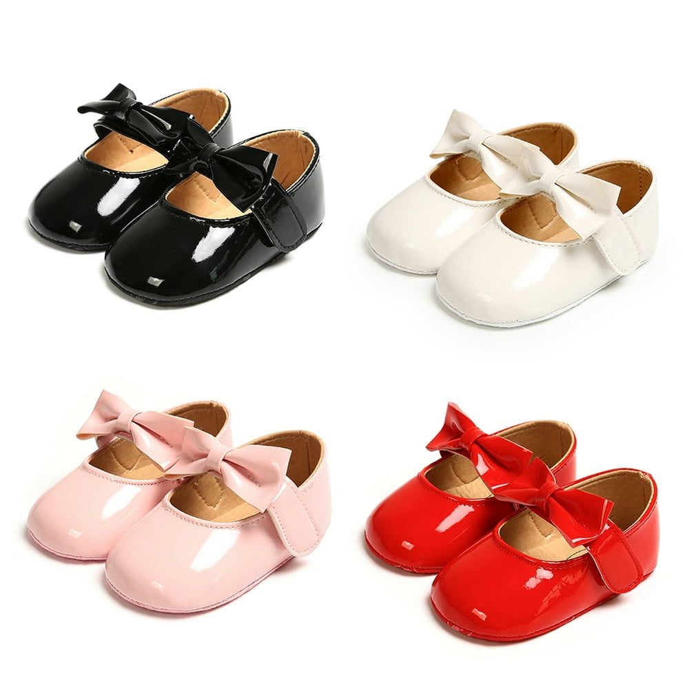 Naturalour Infant Newborn Toddler Baby Girls Shoes Mary Jane Flats