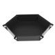 thumbnail image 1 of Bandeja hexagonal ados Caja de almacenamiento con soporte para bandeja rodante ados para juegos de RPG DND, interior Negro Baoblaze Bandeja de dados de mazmorras y dragones, 1 of 8