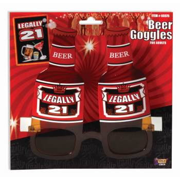 LEGALLY 21 BEER BOTTLE GOGGLES