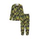 thumbnail image 3 of Conjunto de pijama con estampado integral de llamas de fuego para niños y niñas, 3 of 4
