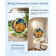 thumbnail image 6 of Clearance！Acrylic Suncatcher Jigsaw Puzzle-Emerald Flame Hummingbird, Window Suncatcher Acrylic Puzzle, DIY Suncatcher Kits for Adults, Home Decor Gift for Women, Mom, Friends (7.4 in), 6 of 8